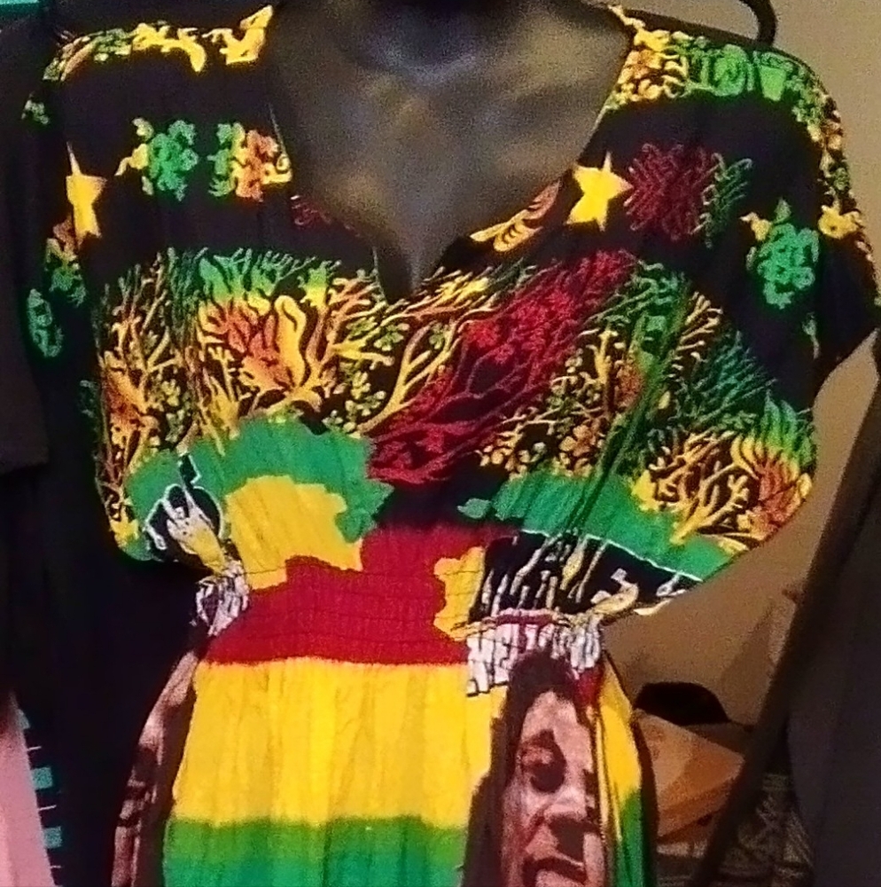 Bob Marley Maxi Dress Unbranded